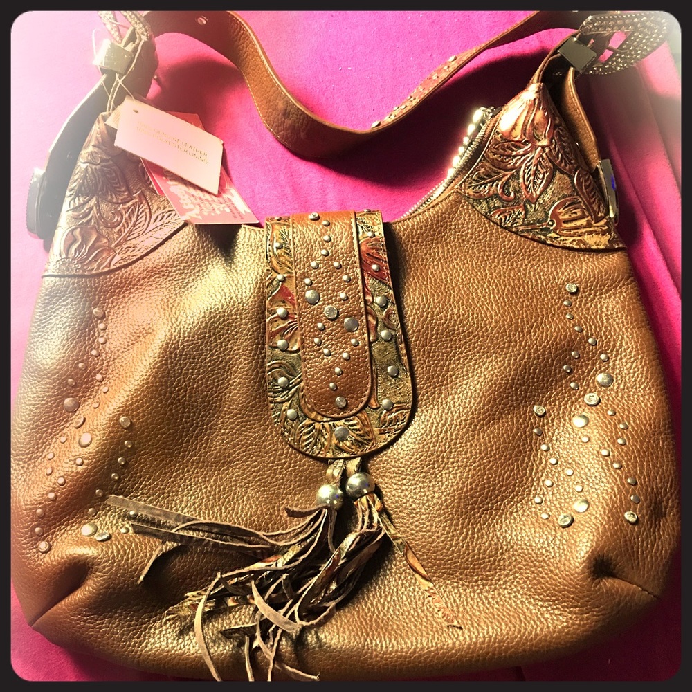 Charm and Luck Boho Leather Purse 👜